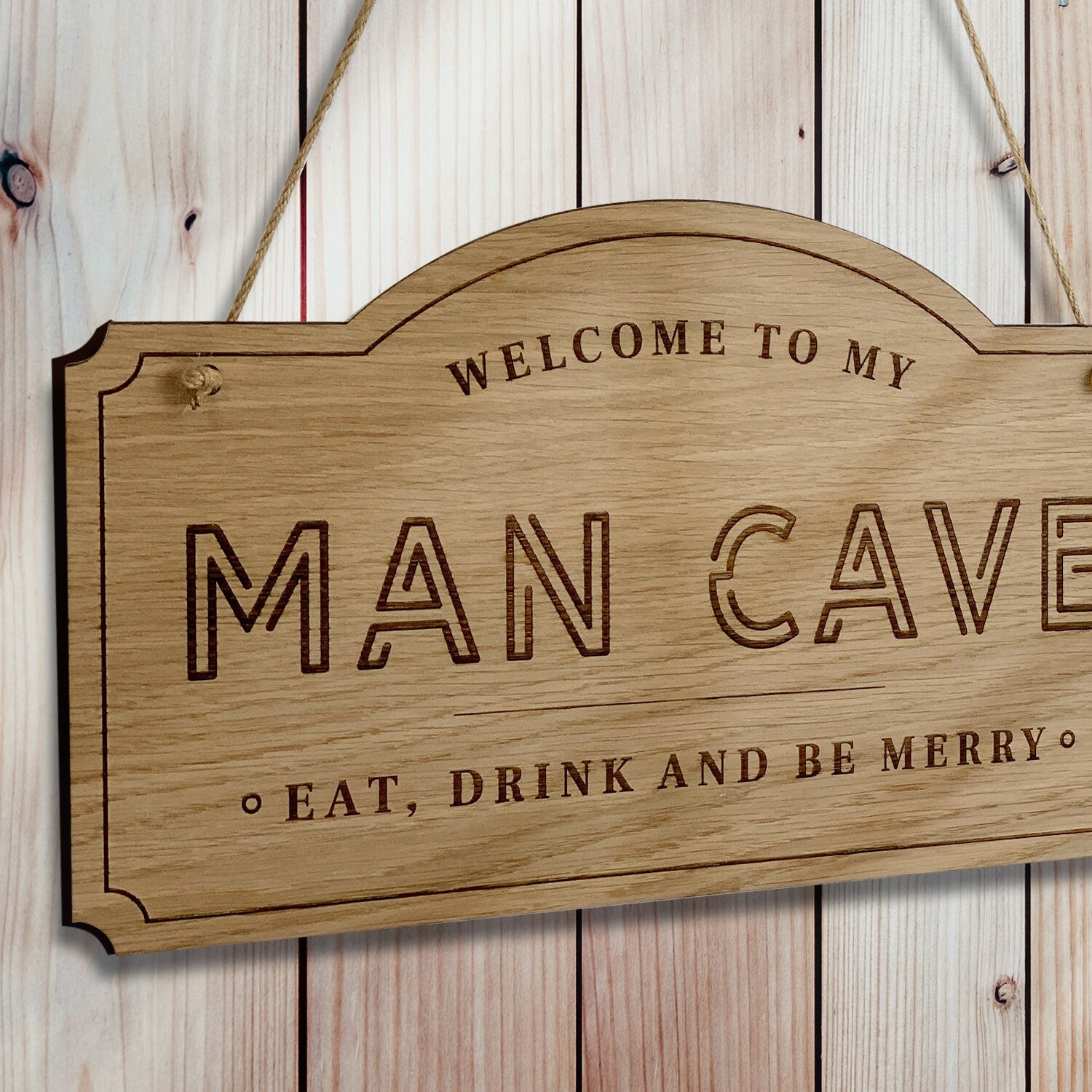 Man Cave Wooden Shed Sign, Outdoor Signs, Wooden Carved Cabin Sign, Custom Wood Sign, Personalized Rustic Home Sign, Dad Gifts