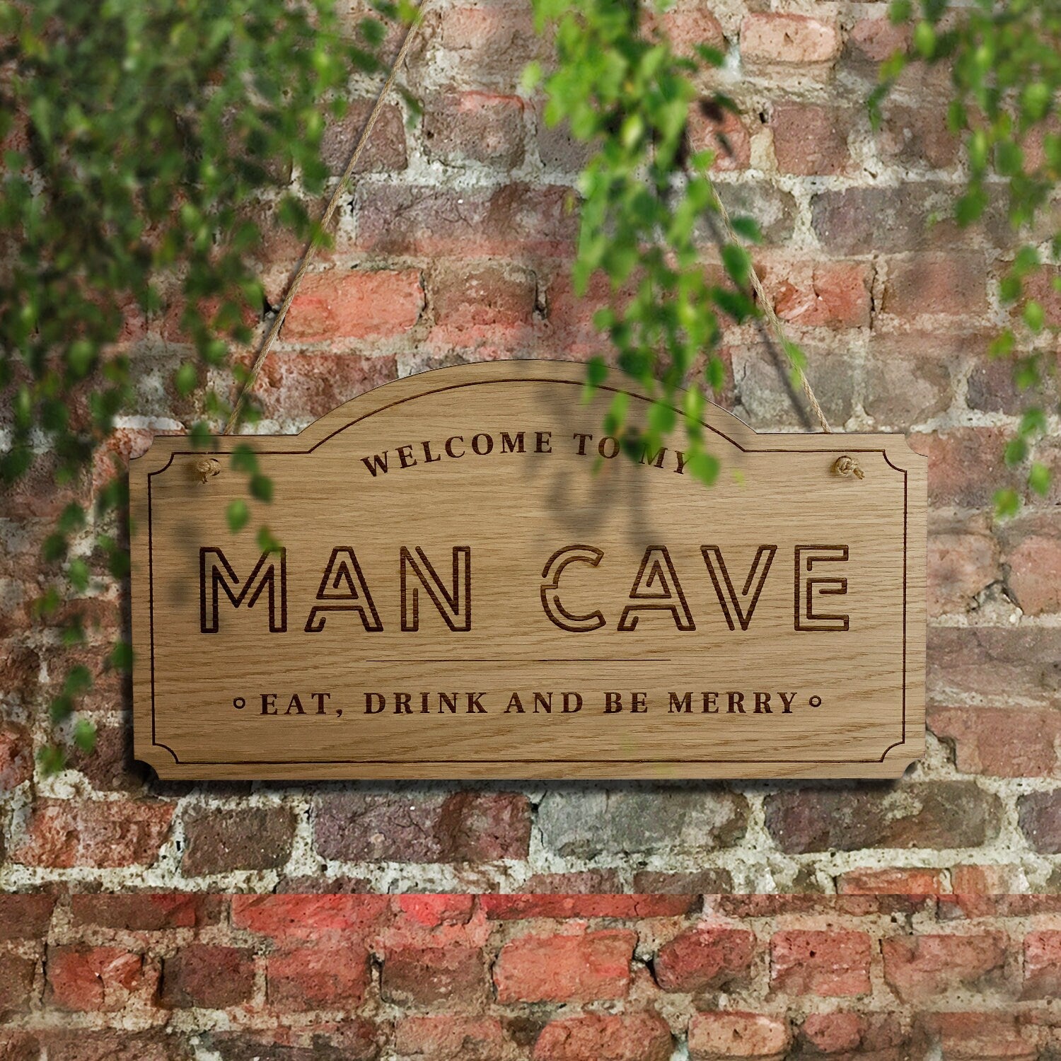 Man Cave Wooden Shed Sign, Outdoor Signs, Wooden Carved Cabin Sign, Custom Wood Sign, Personalized Rustic Home Sign, Dad Gifts