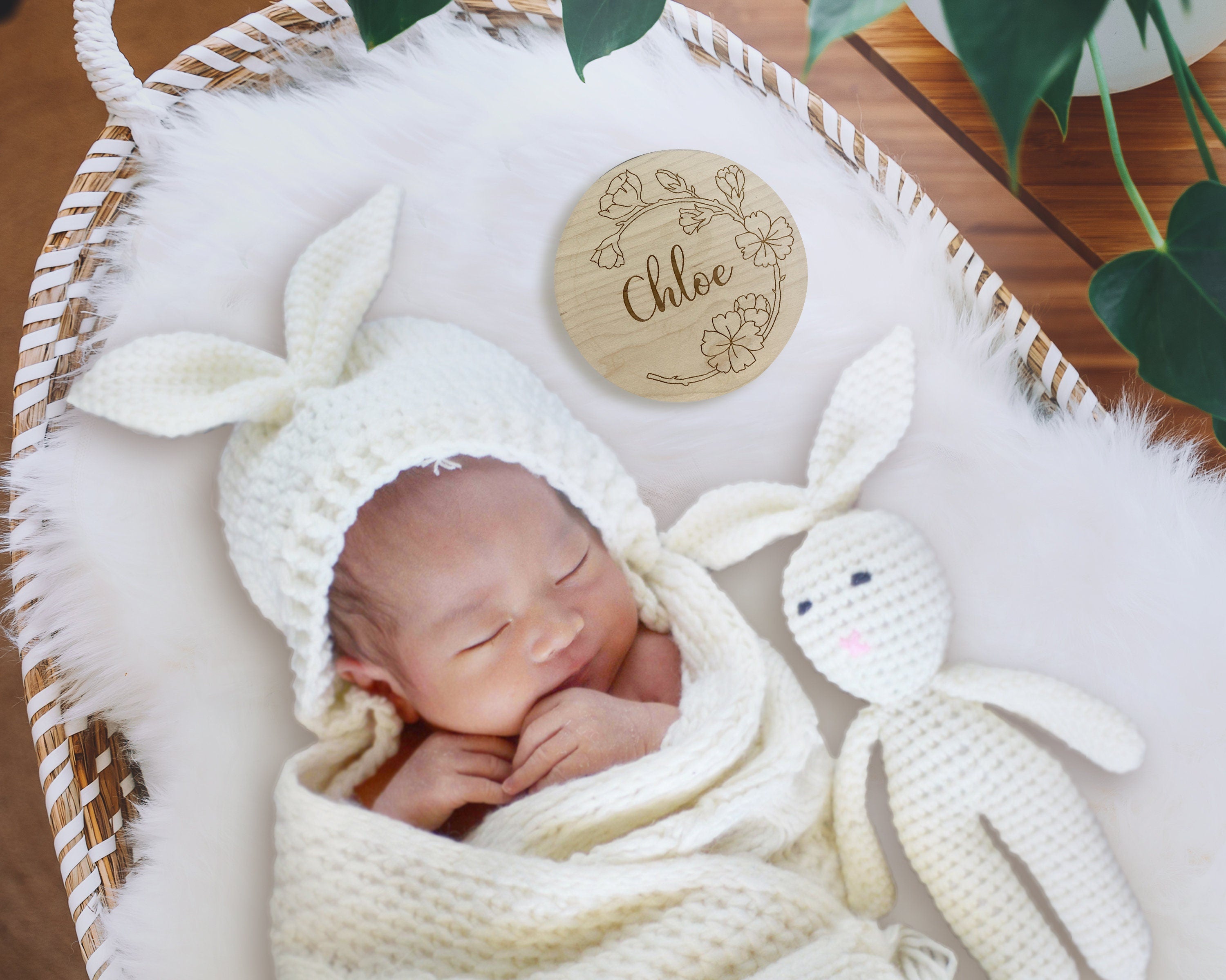 Personalised Baby Monthly Milestone Markers