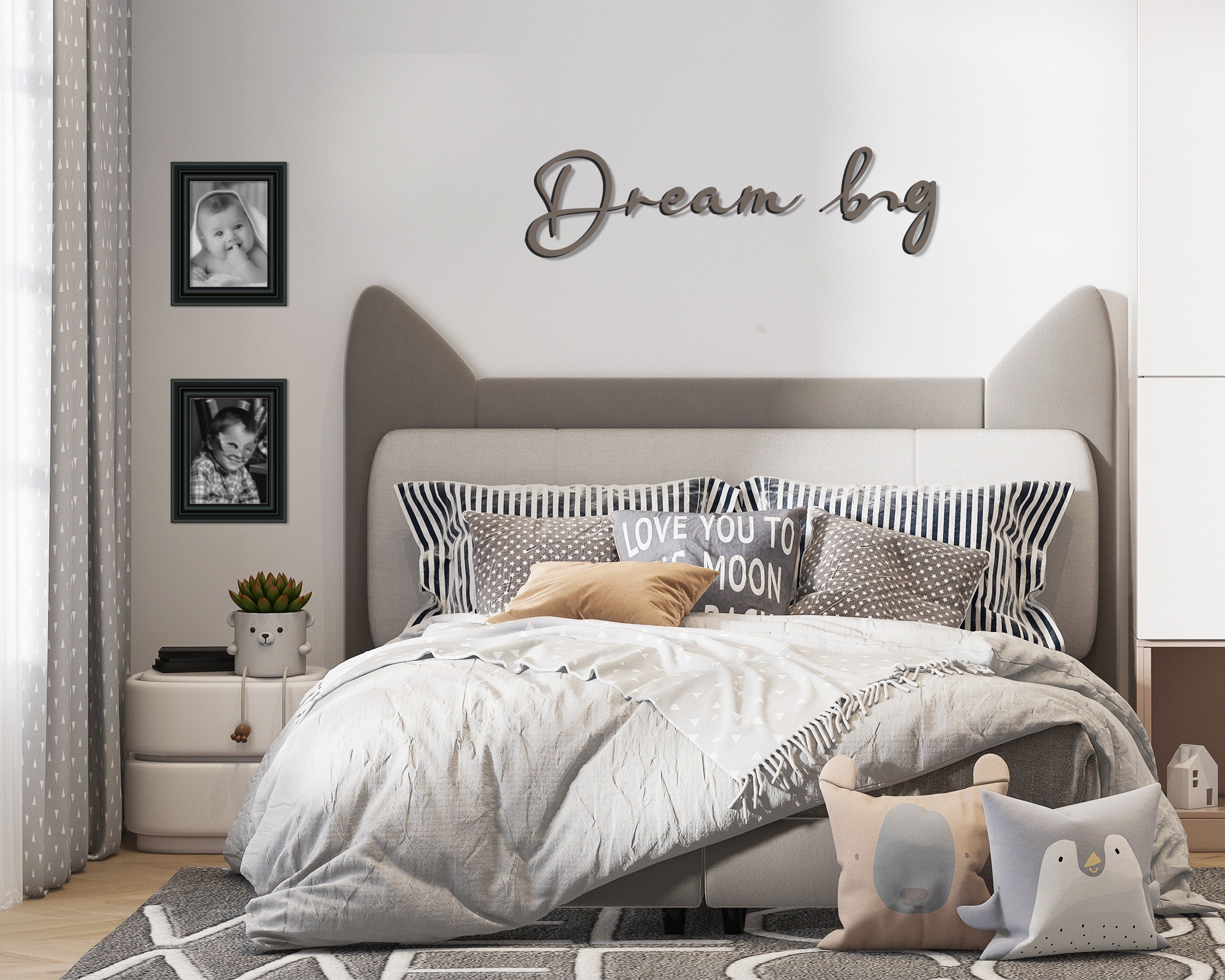 Dream Big - Home Decor, Modern Handmade Wall Art
