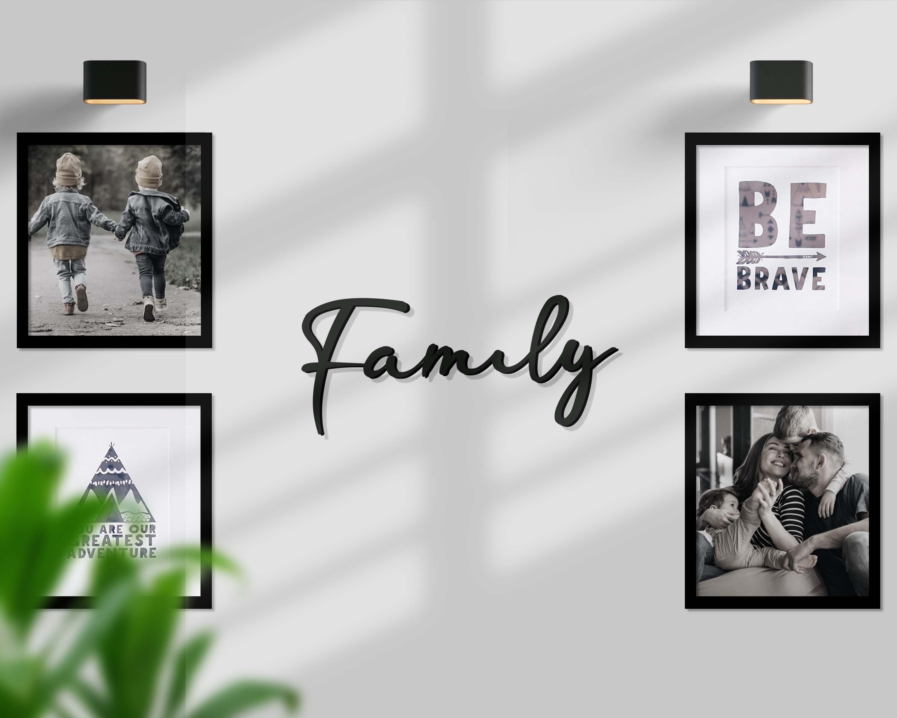 Family - Home Decor, Modern Handmade Wall Art