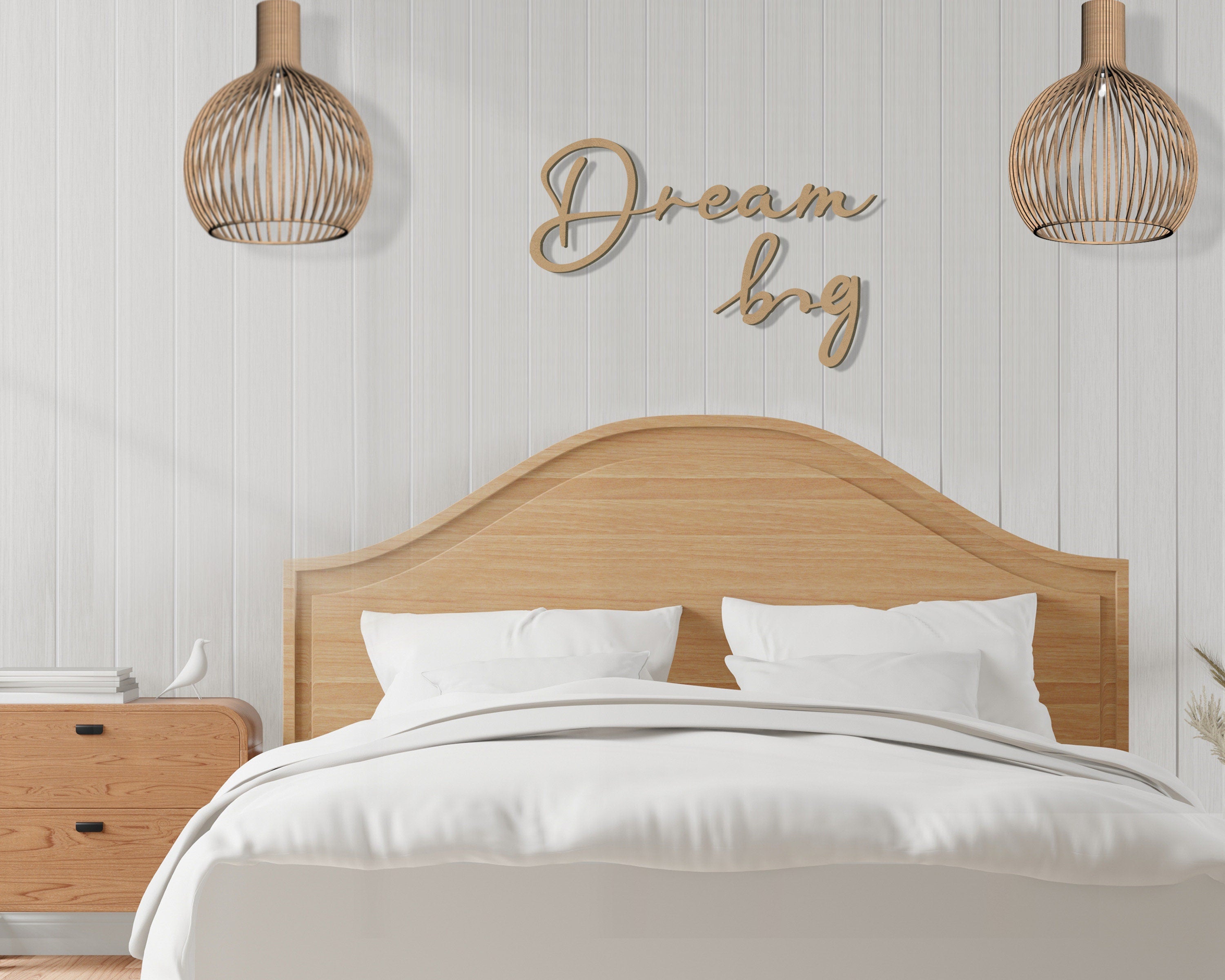 Dream Big - Home Decor, Modern Handmade Wall Art