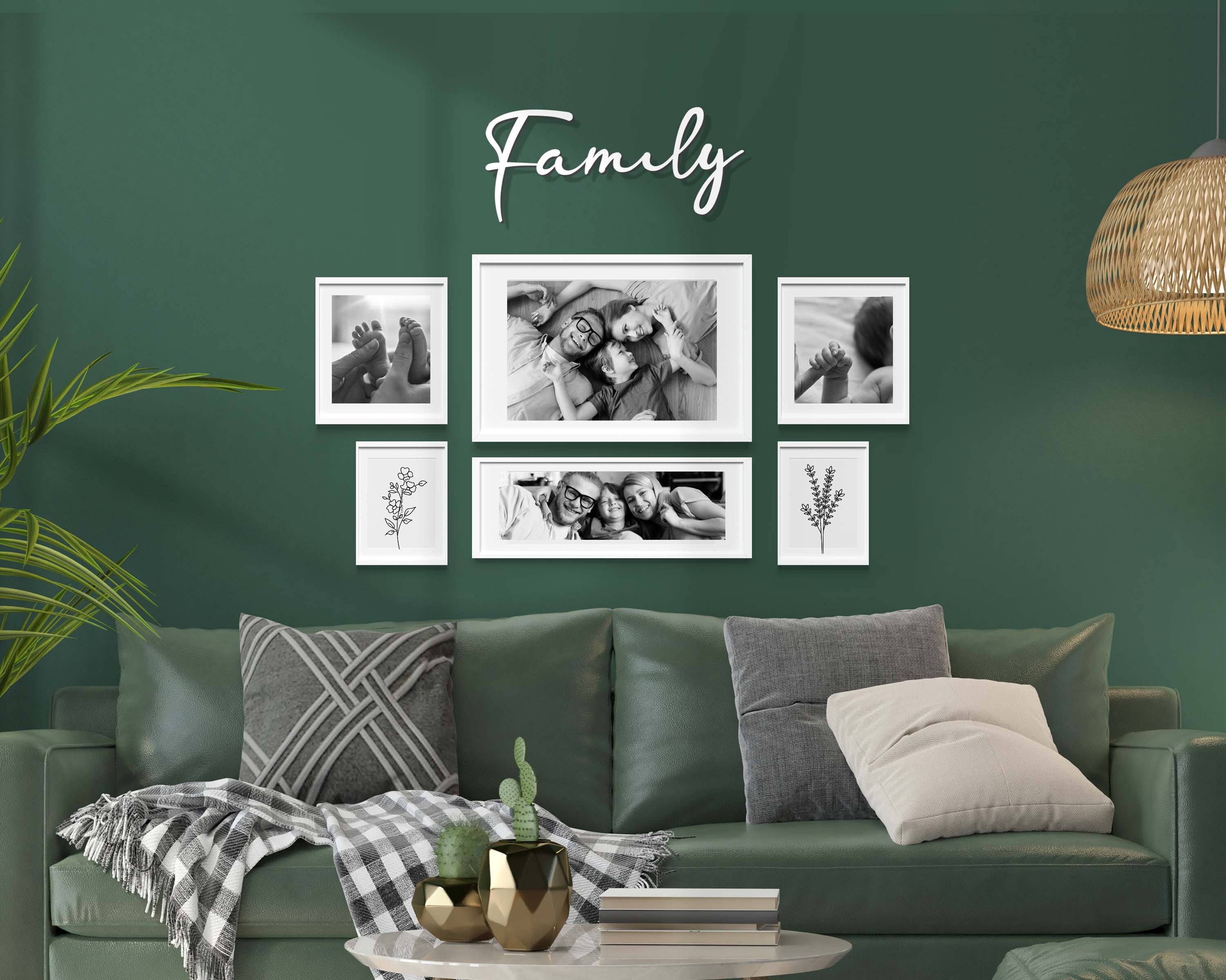 Family - Home Decor, Modern Handmade Wall Art