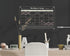 Personalised Acrylic Dry Erase Monthly and Weekly Wall Calendar