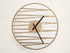 Minimalistic Diagonal Wooden Wall Clock, Geometric Wall Clock - Chic Design
