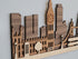 London Wooden Skylines Themed Contemporary Wall Decor Art