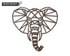 Safari Themed Wall Art, Wooden Geometric Elephant