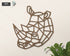 Safari Themed Wall Art, Wooden Geometric - Rhino