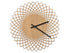 Minimalistic Wooden Geometric Wall Clock - Spiral Design