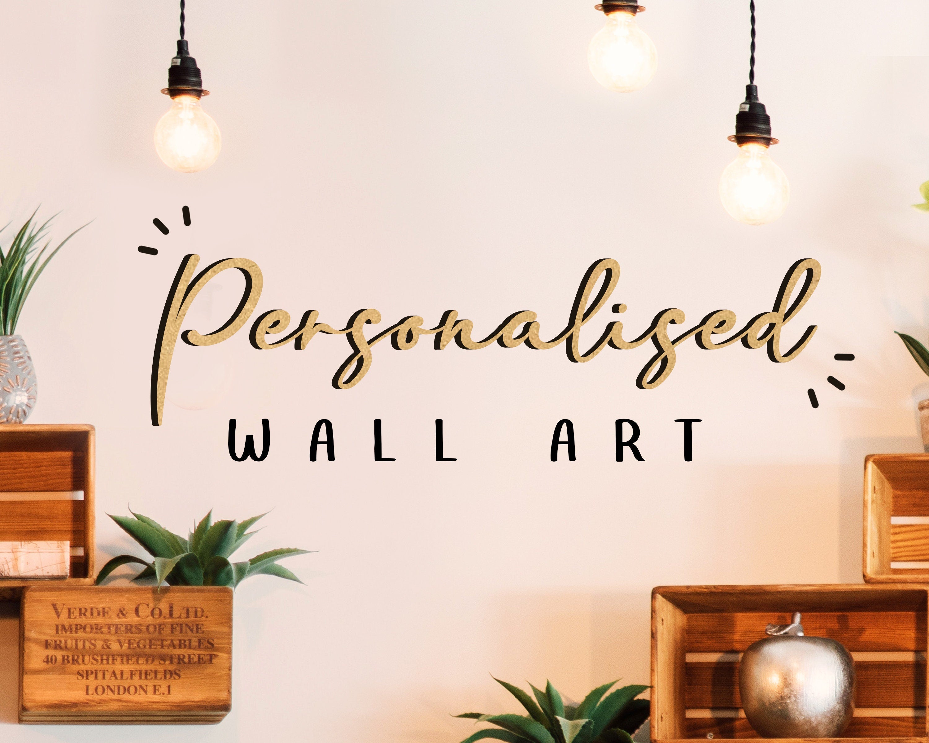 Custom 3D Personalised Word Wall Art - Any Word, Name or Quote