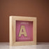 Memory Box Frame - Name And Initial Memory Box Frame